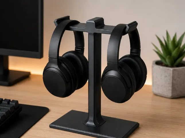 Suporte Duplo para Auscultadores