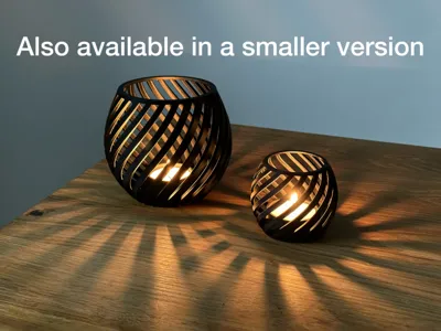 Porta-velas Espiral