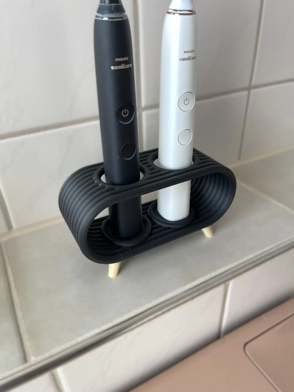 Suporte Moderno para Escova de Dentes Elétrica